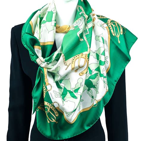 hermes scarf green viking schooner|best hermes scarf.